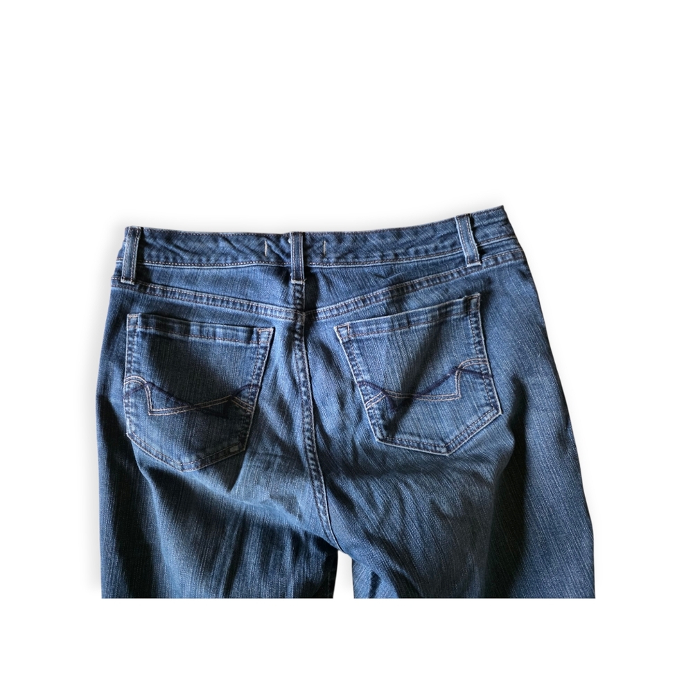 Nine West Vintage American Collection Bootcut Denim Blue Jeans Size 4 EUC - Picture 3 of 7